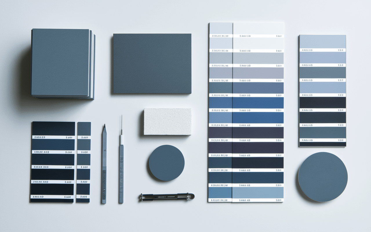 chart couleur anthracite avec codes