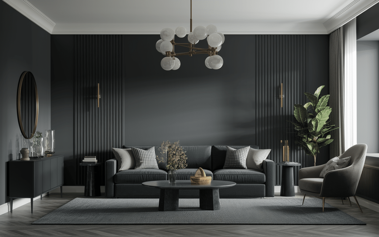 design intérieur moderne anthracite