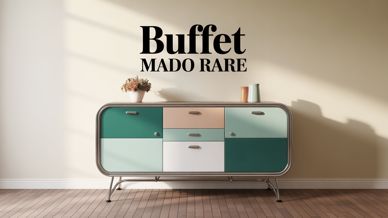 Buffet Mado rare formica années 50 rétro décor