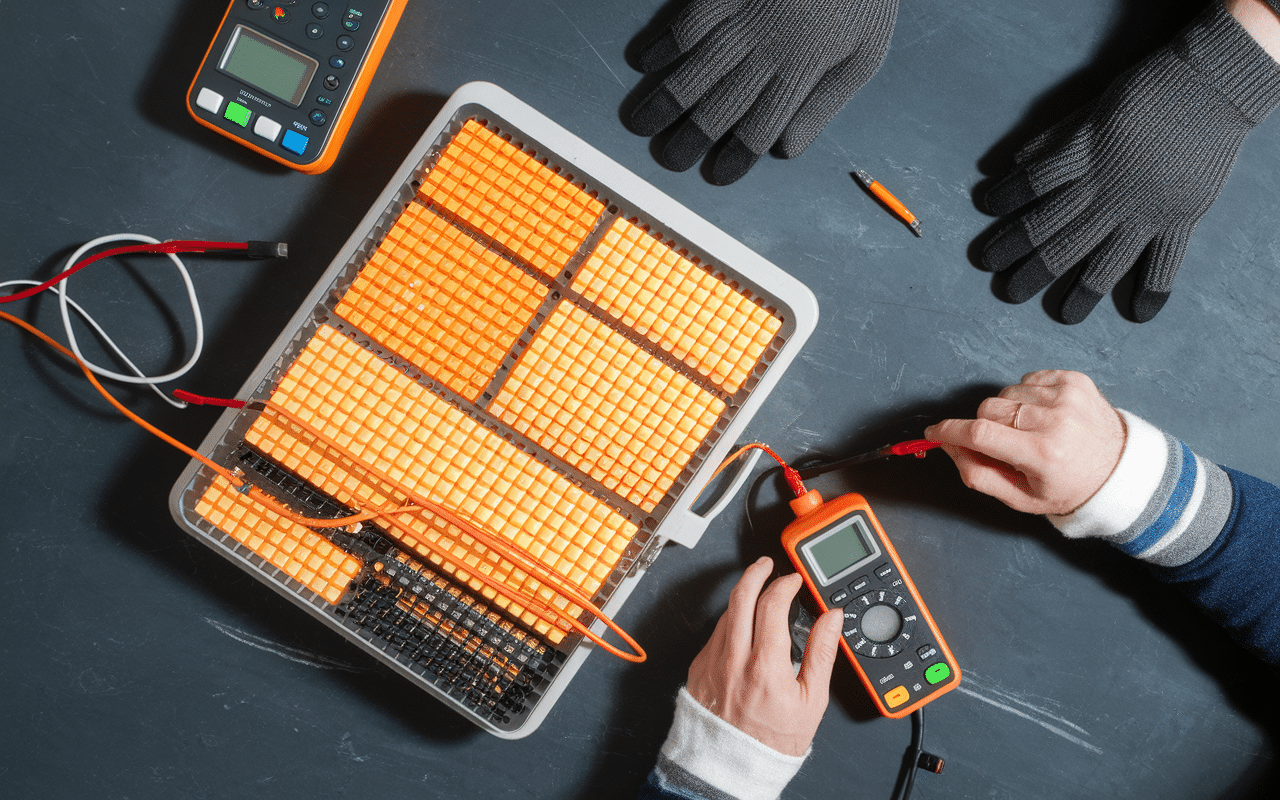 four ne chauffe plus mais ventile résistance froide multimètre diagnostic