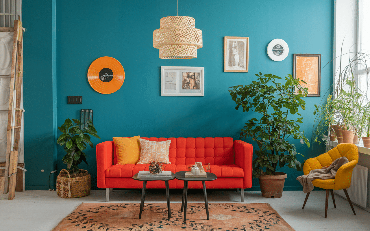 interieur indie home objets vintage modernes decor personnel