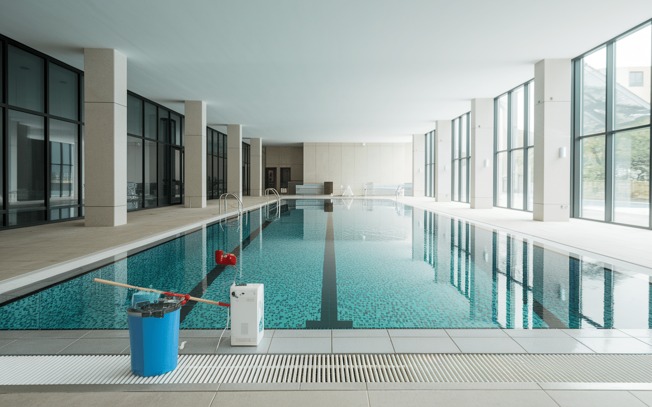 pas de trace de chlore sur bandelette entretien piscine