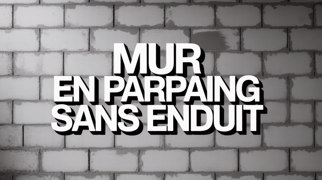 peut on laisser un mur en parpaing sans enduit gros plan texture