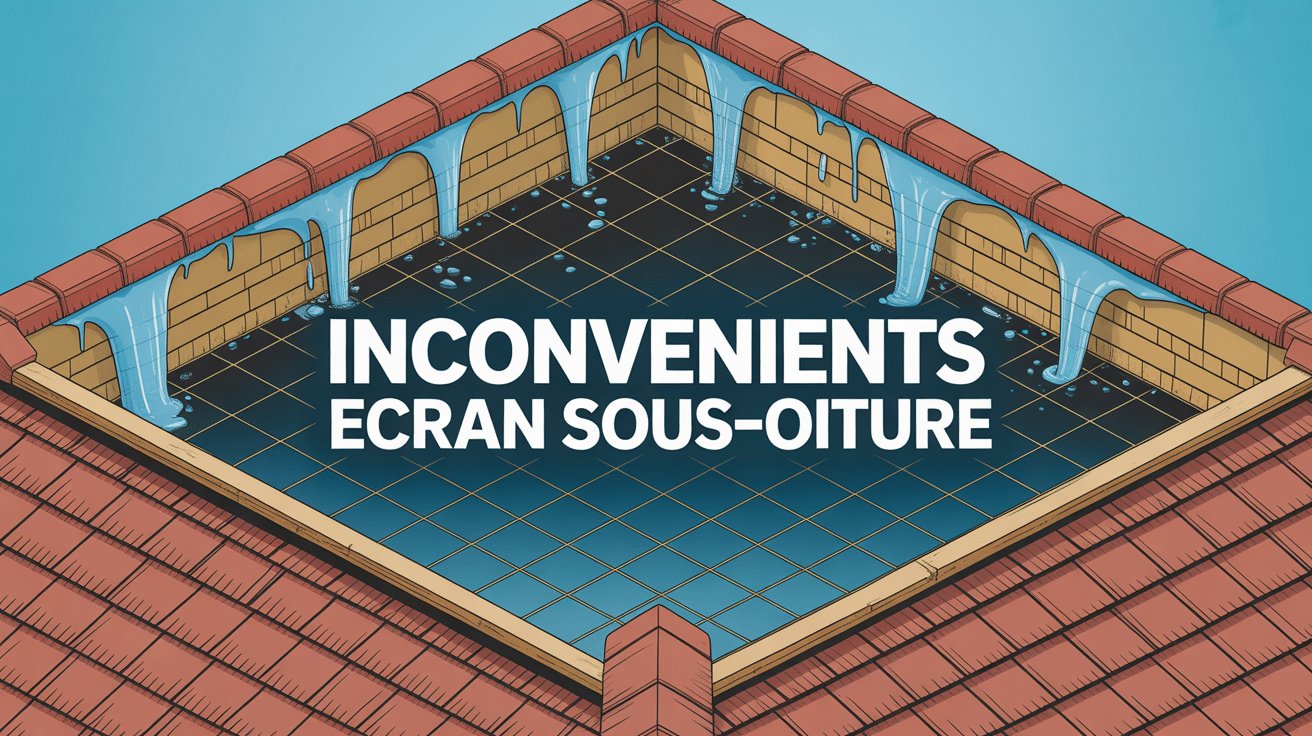 Inconvénient écran sous-toiture infiltration eau et moisissures