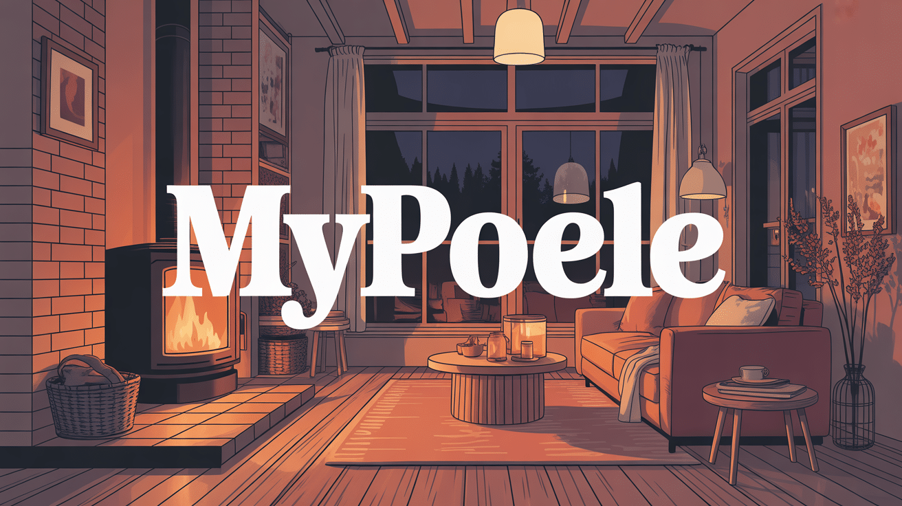 mypoele salon cosy poêle à bois moderne