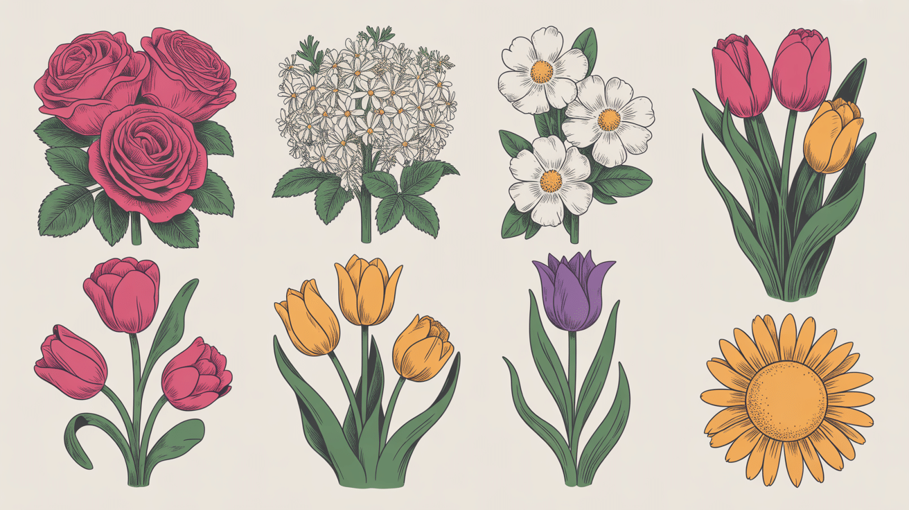 bonne fete emilie fleurs assortiment fleurs roses pivoines marguerites