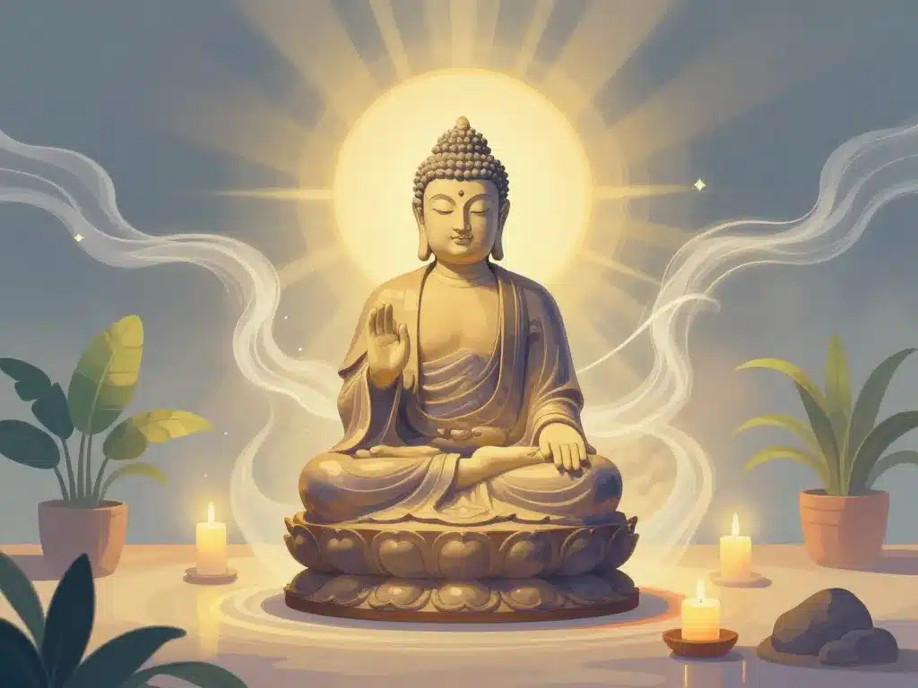 bouddha statue harmonie feng shui zen