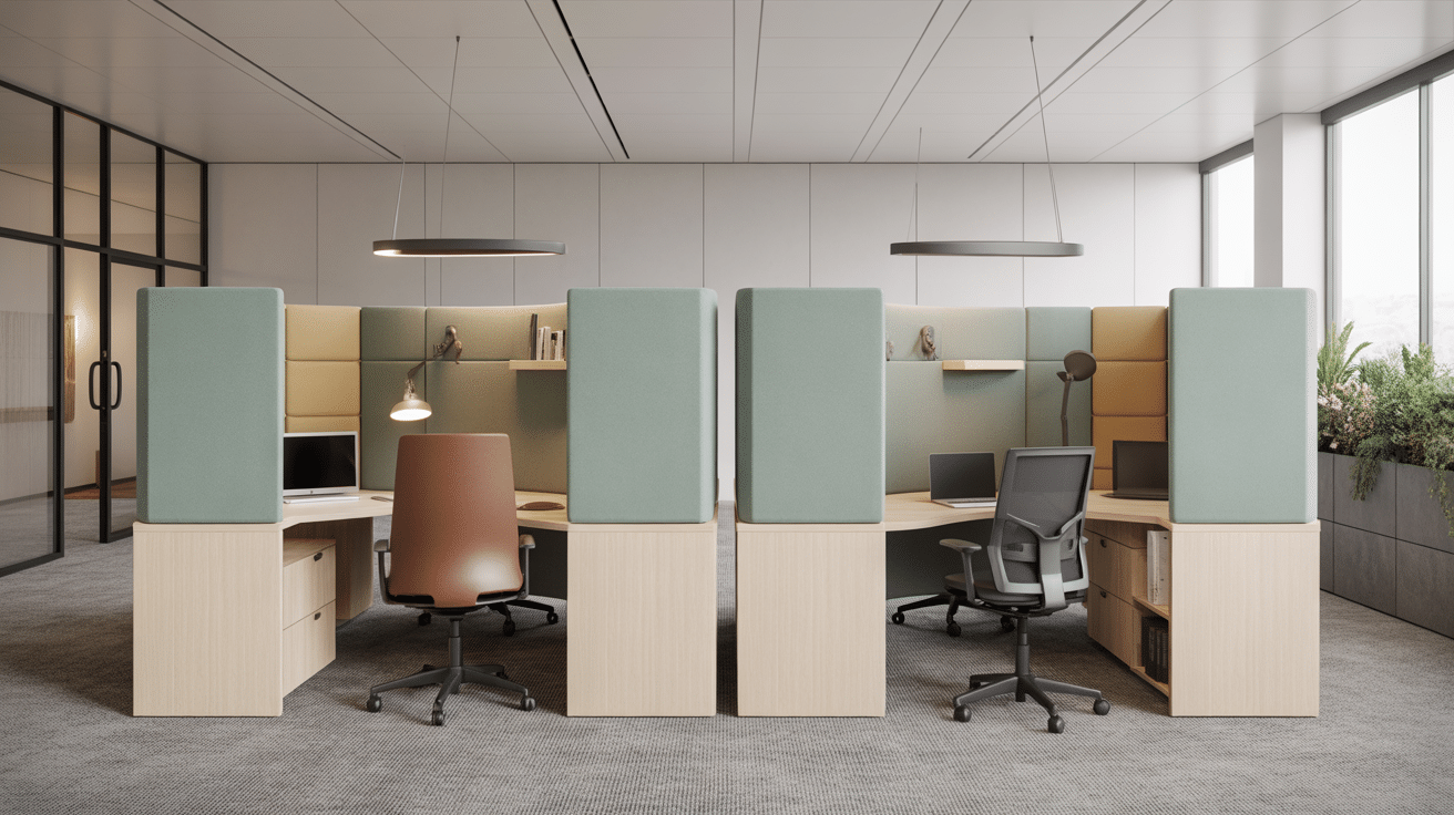 cloison sad pour acoustique et modularité bureau
