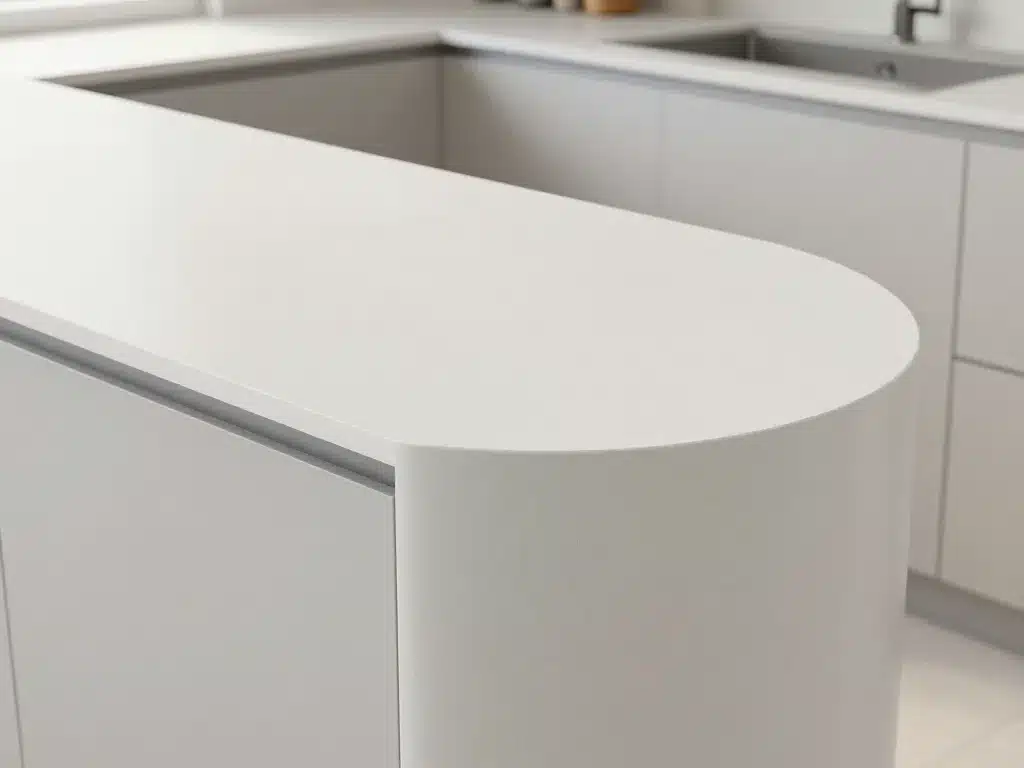 plan de travail corian sans joint non poreux