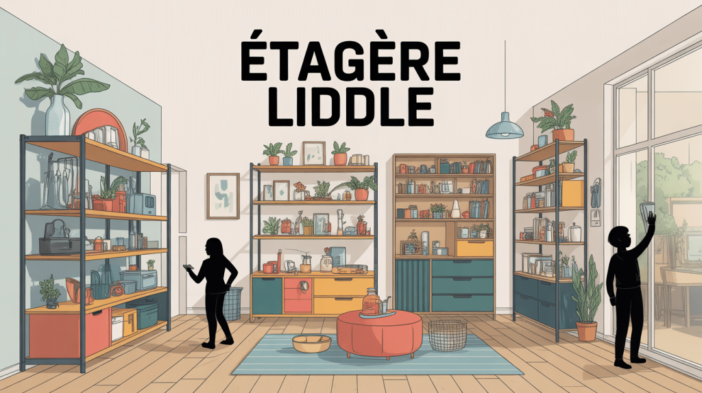 etagere liddle différentes étagères économiques maison