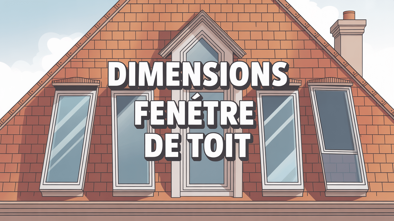 fenêtre de toit roto dimensions vue coupe maison