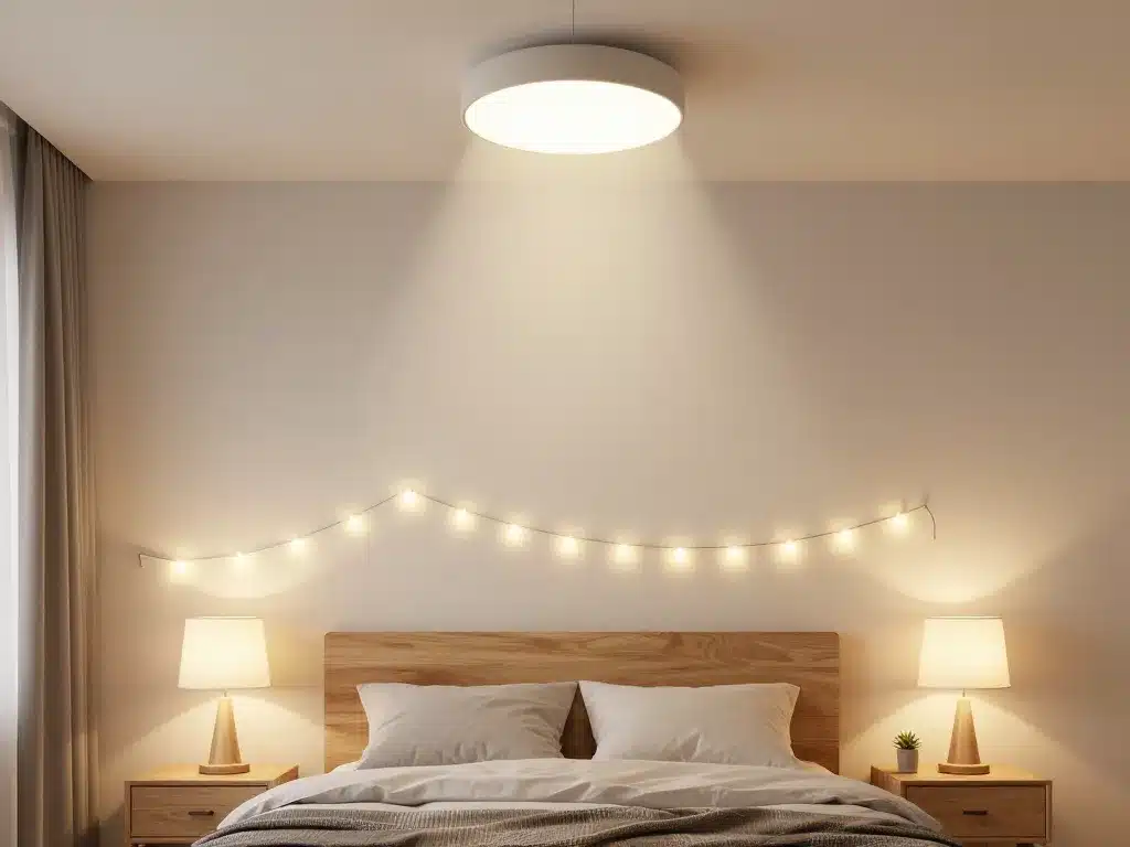 luminaire chambre adulte types éclairage
