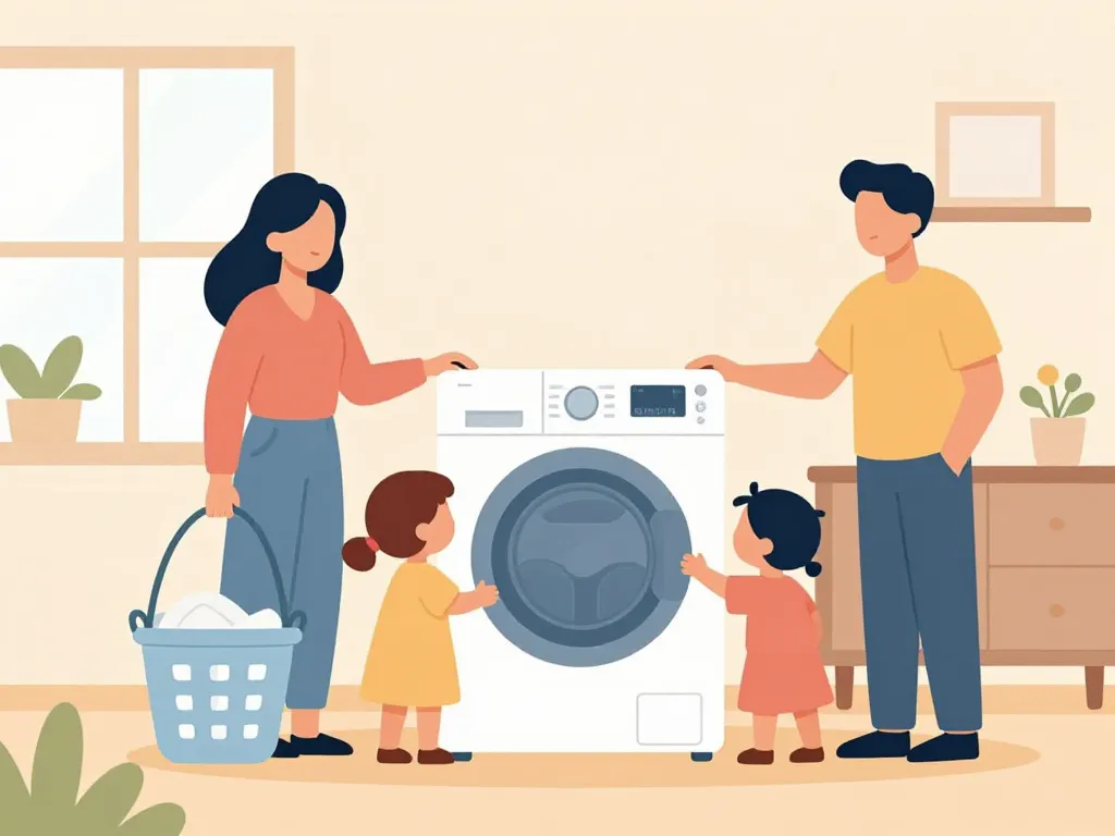 machine à laver 8kg scène famille sélection