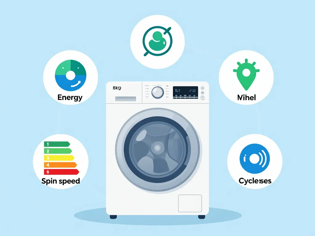 machine à laver 8kg diagramme technique