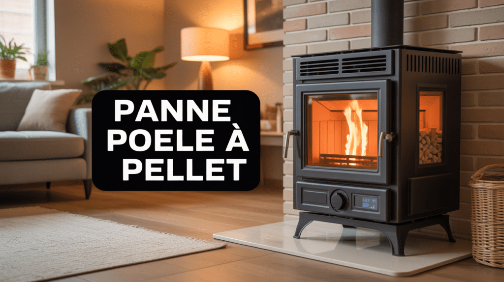 poêle à pellet MCZ problème panne moderne écran contrôle