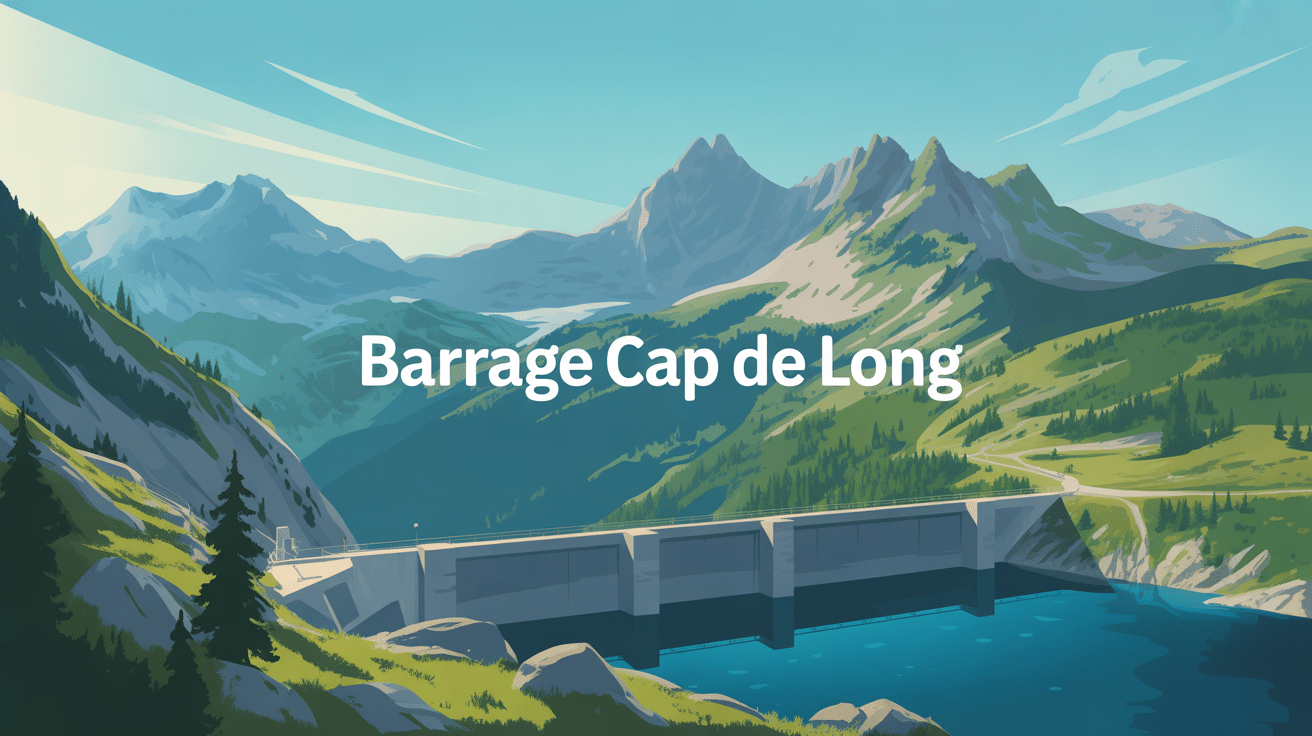 barrage cap de long site majestueux haute montagne