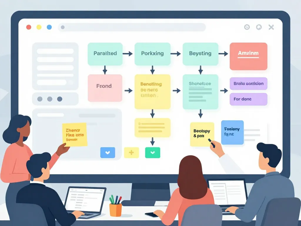 Personnages mettent en place Cadramon tableau