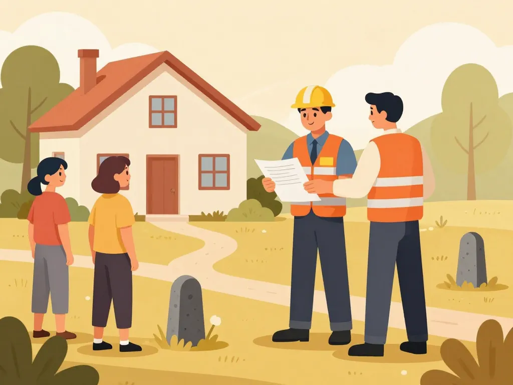 Illustration des démarches bornage terrain de plus de 30 ans