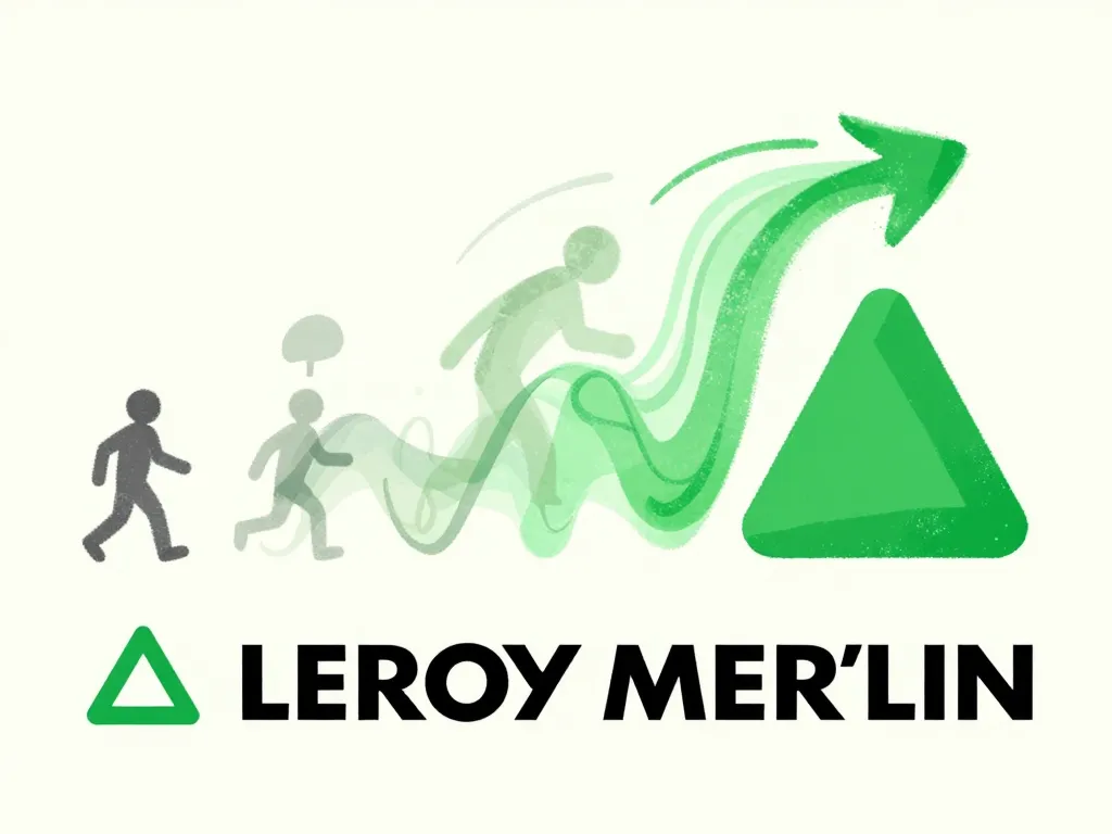 leroy merlin logo évolution symbolique historique