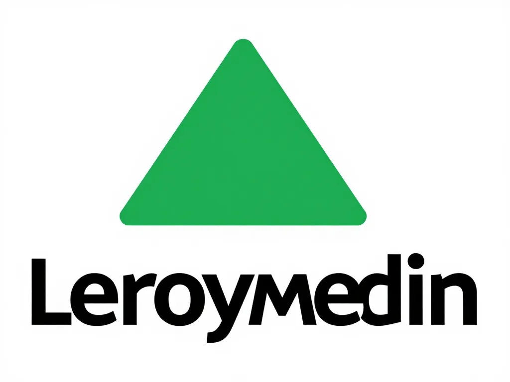 leroy merlin logo éléments visuels triangle vert