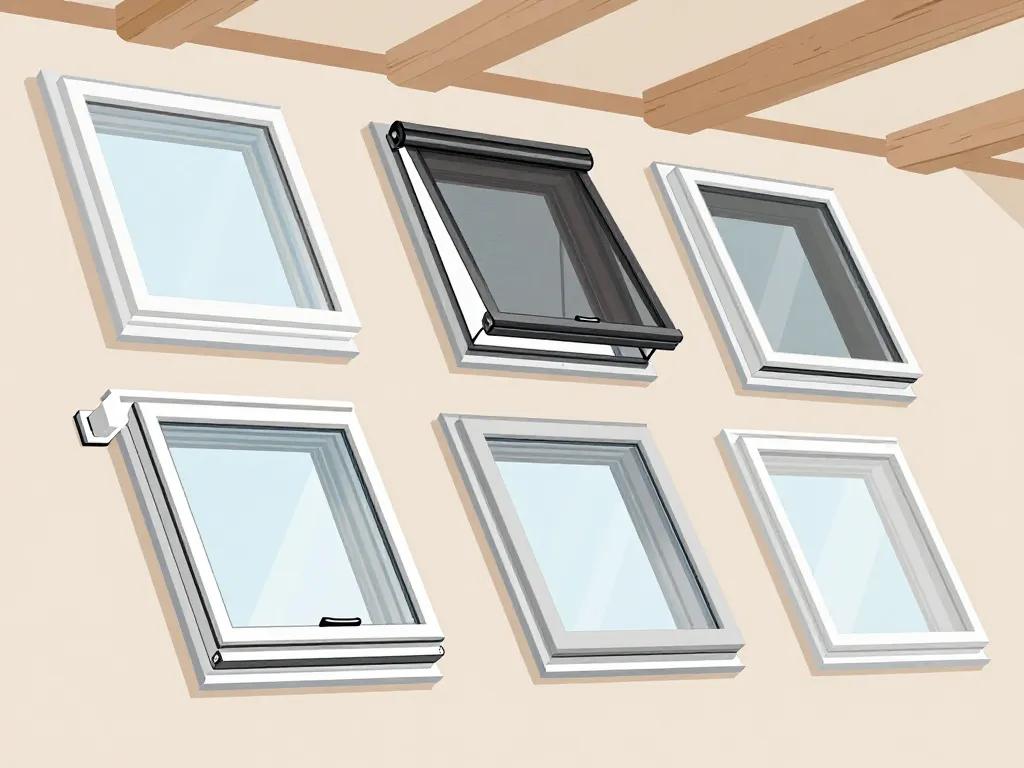 types moustiquaire velux fenêtres toit