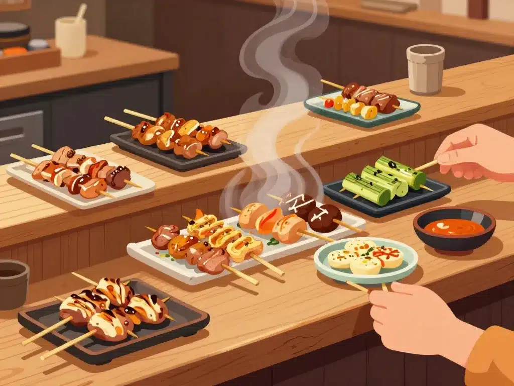 Yakitori Omoide Yokocho comptoir Tokyo