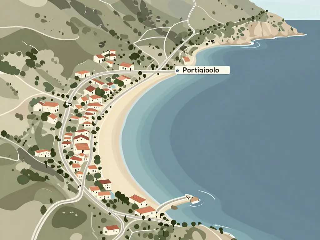 carte localisation Portigliolo golfe Valinco