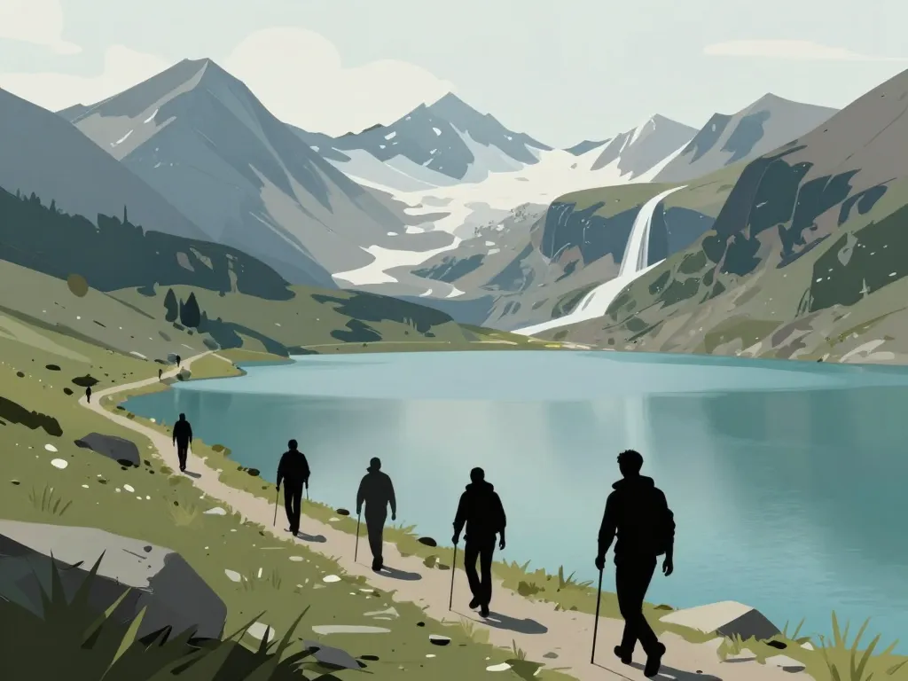 randonnees barrage cap de long panorama alpin