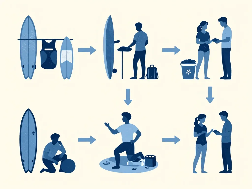 Surfen in Hawaii Vorbereitung Ausrüstung Sicherheit