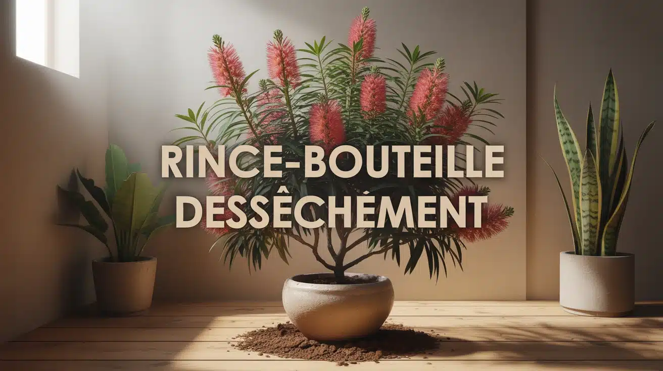 arbuste rince bouteille dessèchement feuilles sèches