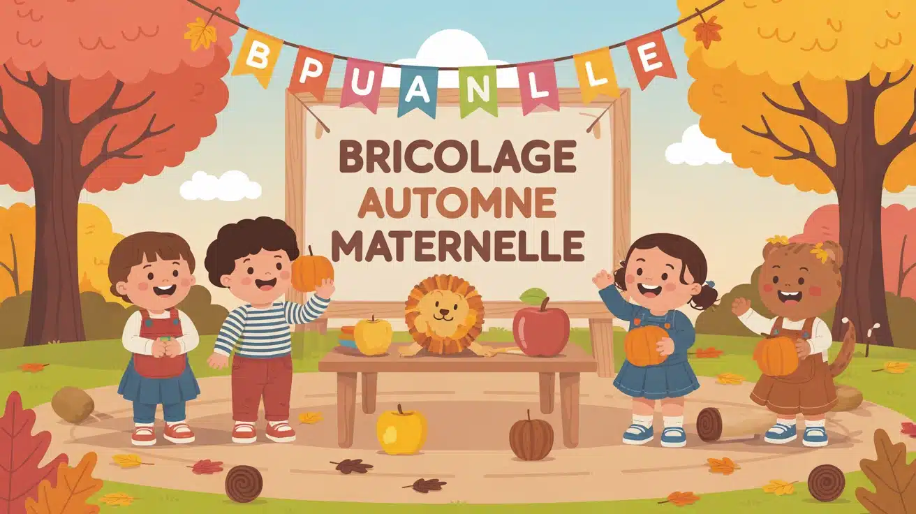 bricolage automne maternelle enfants feuilles