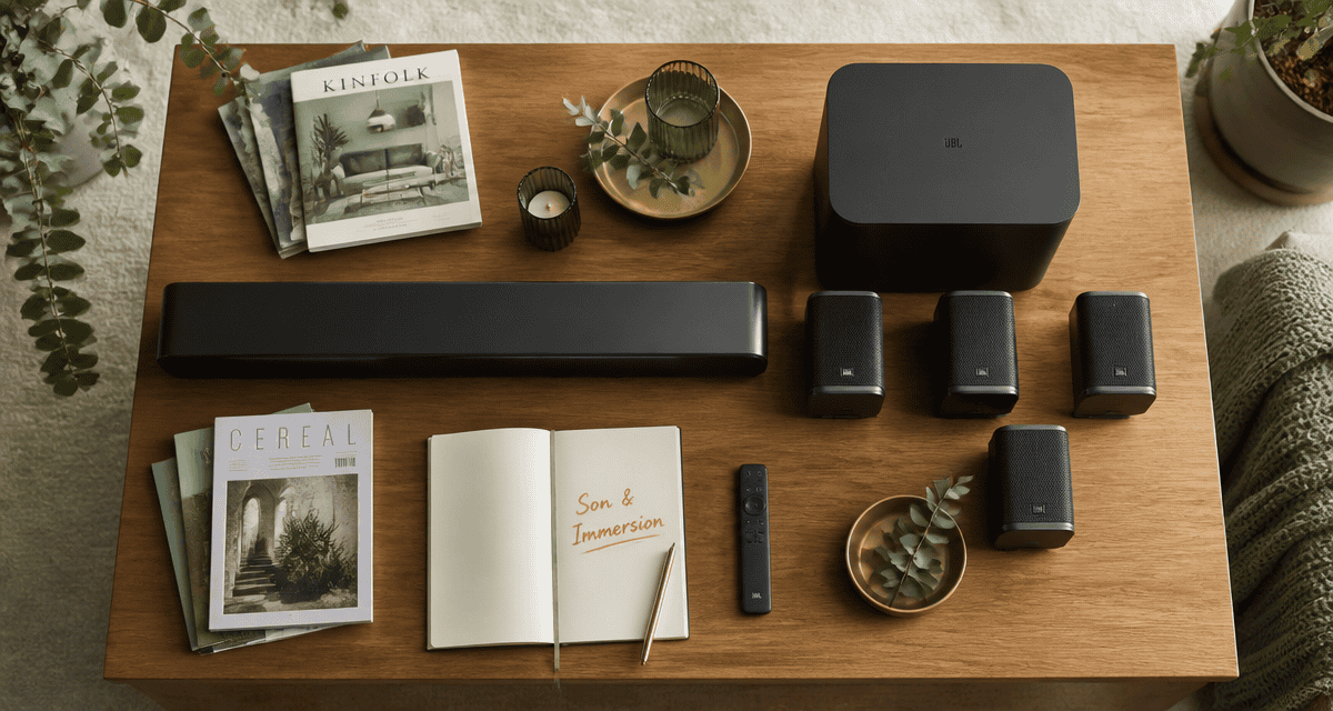 barre de son ou home cinema sur table basse