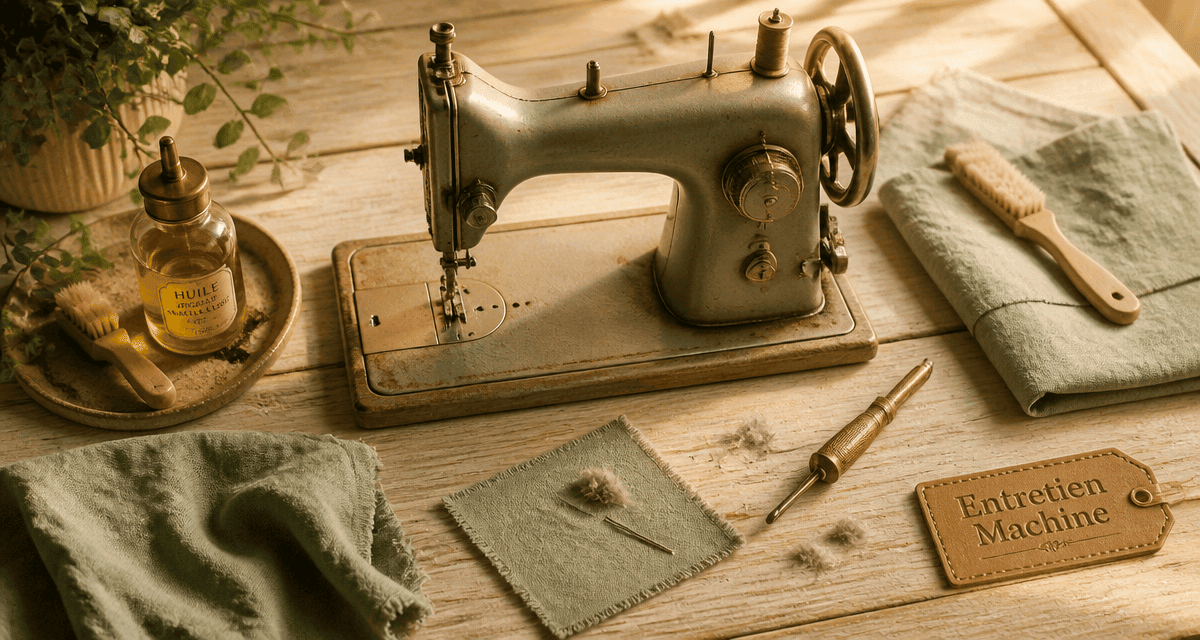entretien machine à coudre outils entretien