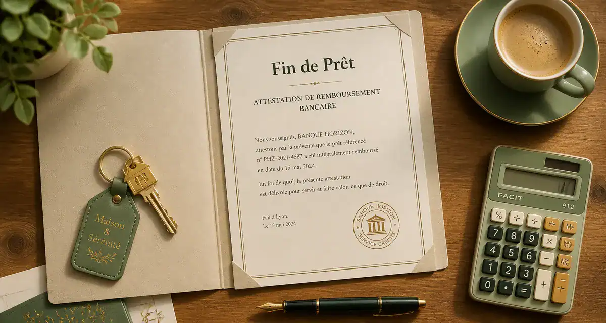 j ai fini de payer mon credit immobilier attestation sur bureau