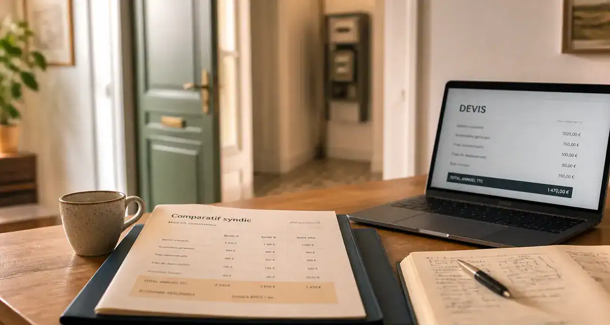 Tarif syndic petite copropriété : comparatif charges et devis