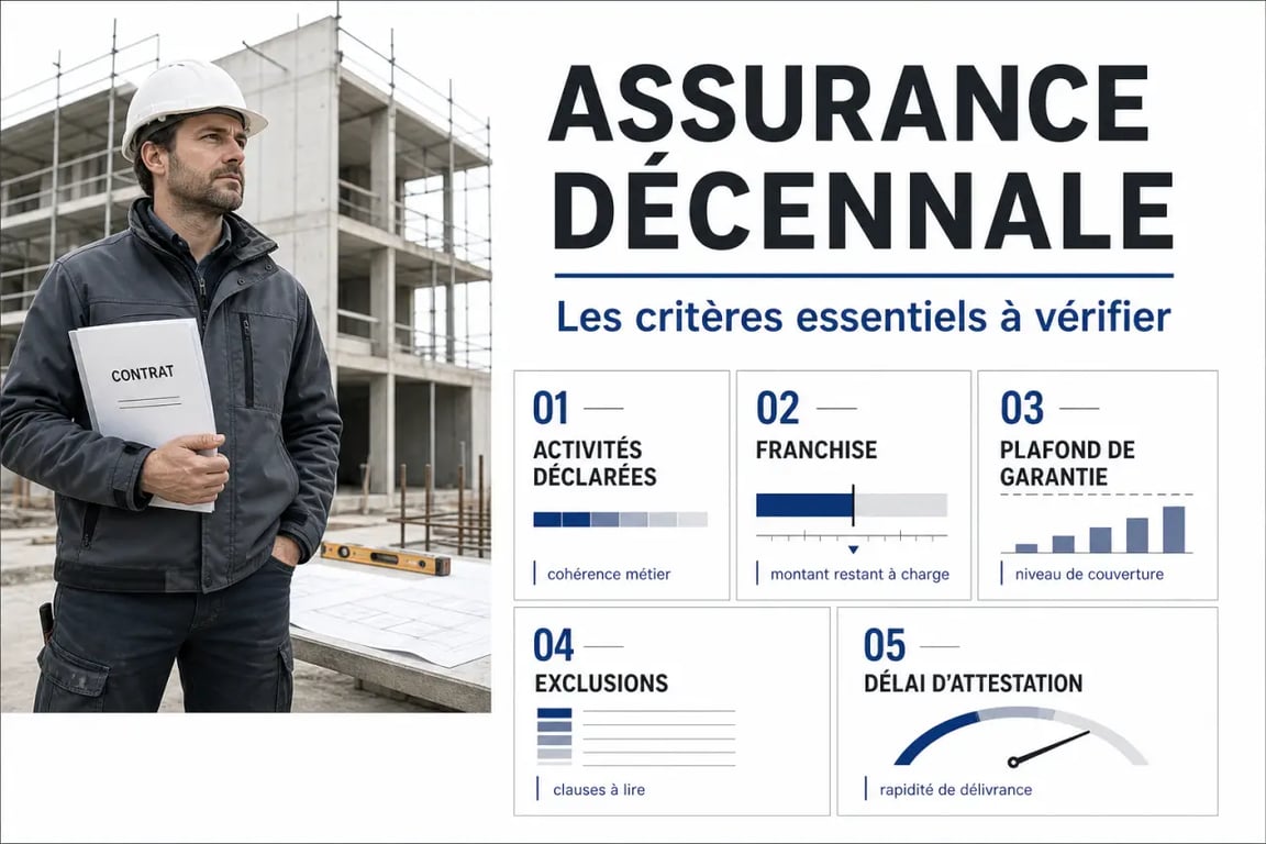 Comment bien choisir son assurance décennale pour ses travaux : critères clés à vérifier avant de souscrire